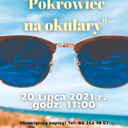 Plakat pokrowiec na okulary