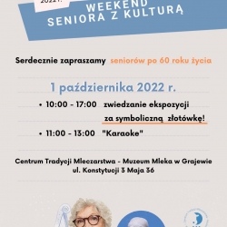 Weekend seniora z kulturą