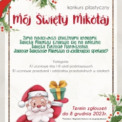 Plakat konkurs Mój Święty Mikołaj (1)