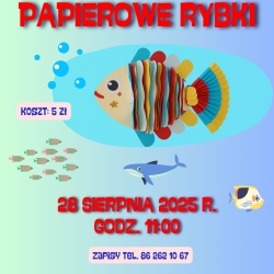 28.08.2025 - Warsztaty Papierowe rybki