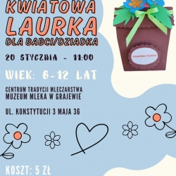 20.01.2026 - Kwiatowe laurki na Dzień Babci i Dziadka